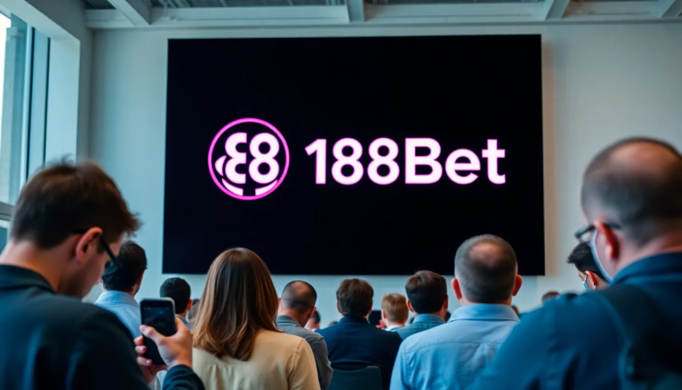 A snapshot of a mobile device displaying the 188Bet app, emphasizing the convenience of placing bets onthego