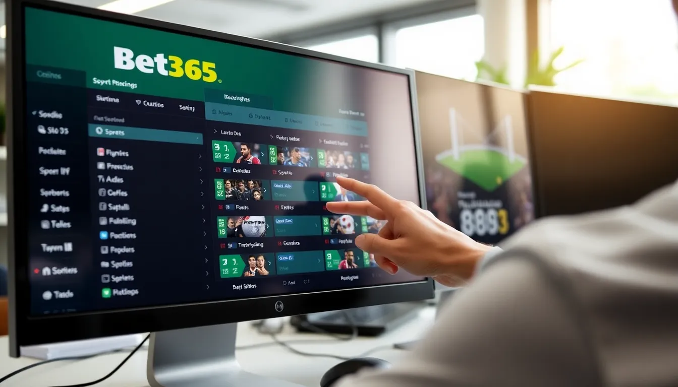 A promotional banner highlighting special offers and bonuses on Bet365, aimed at maximizing user engagement and betting potential