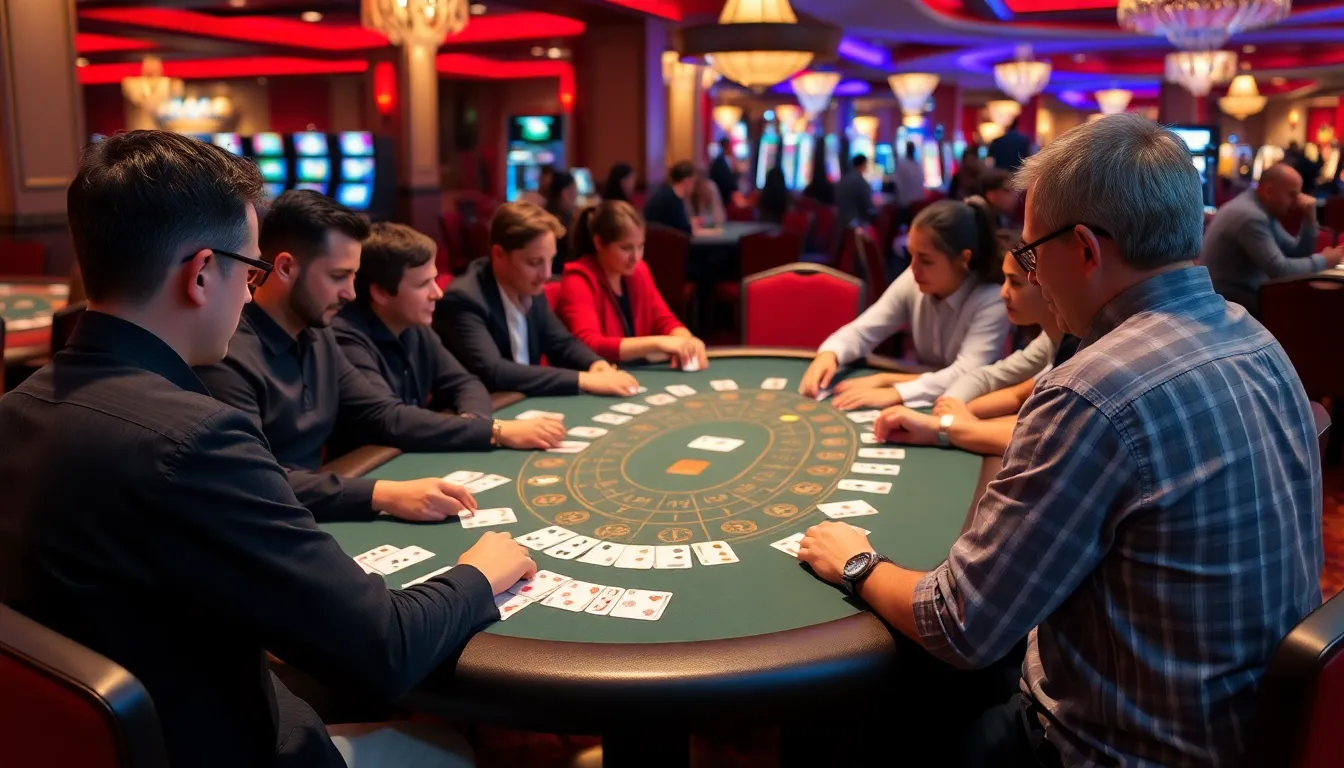 A closeup view of a dealer's hand revealing a hidden card, showcasing the anticipation of the game