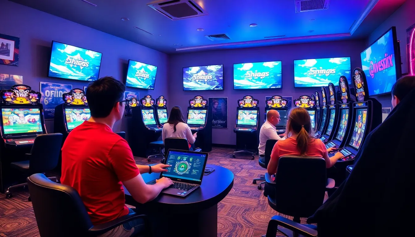 A dynamic studio setup showcasing multiple camera angles, allowing players to choose their preferred view during an interactive game