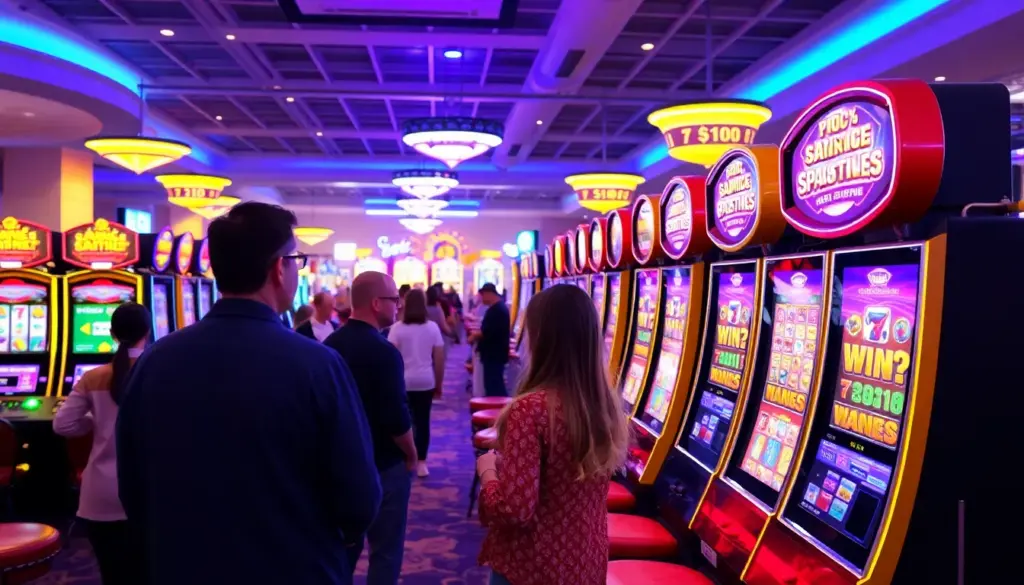 A group of online gaming enthusiasts gathers around a computer, intently watching a livestreamed slot game while discussing the implications of licensing in the industry.