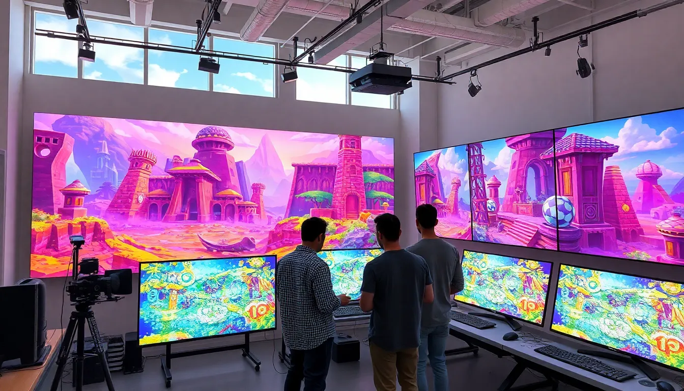 Players engaging with immersive narratives, illustrating the captivating environments and themes present in Nolimit City's diverse game portfolio