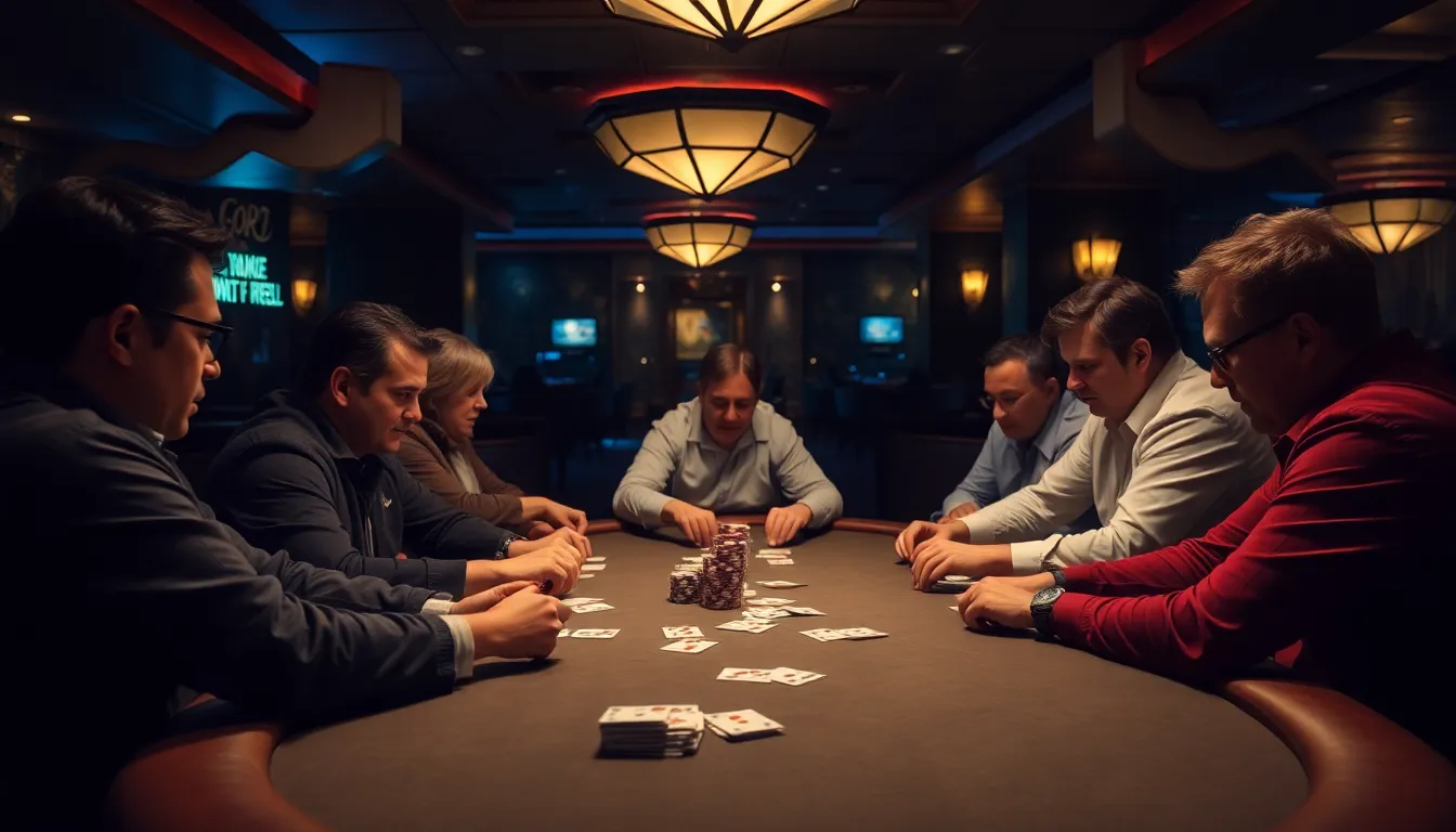 A closeup view of a royal flush hand displayed on a poker table, showcasing the unbeatable combination of cards in a game