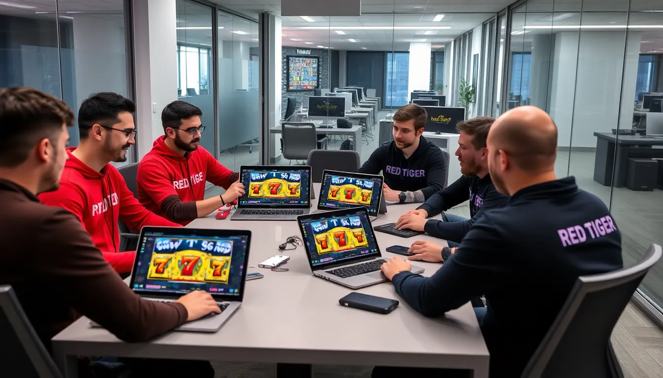 An overview of Red Tiger Gaming's strategic partnerships with wellknown online casinos, illustrating the collaborative efforts that enhance the gaming experience for a wider audience