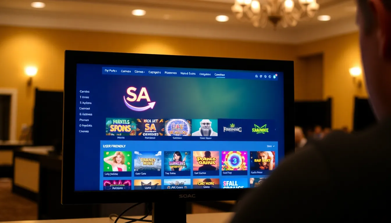 ユーザーフレンドリーなデザインでゲームを選ぶ際に迷わないプレイヤーの様子が伝わっています