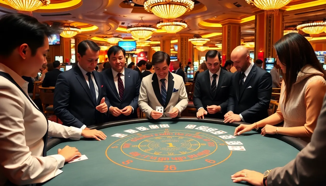 Closeup of baccarat cards displaying a winning hand, illustrating the excitement of achieving a 'natural.'