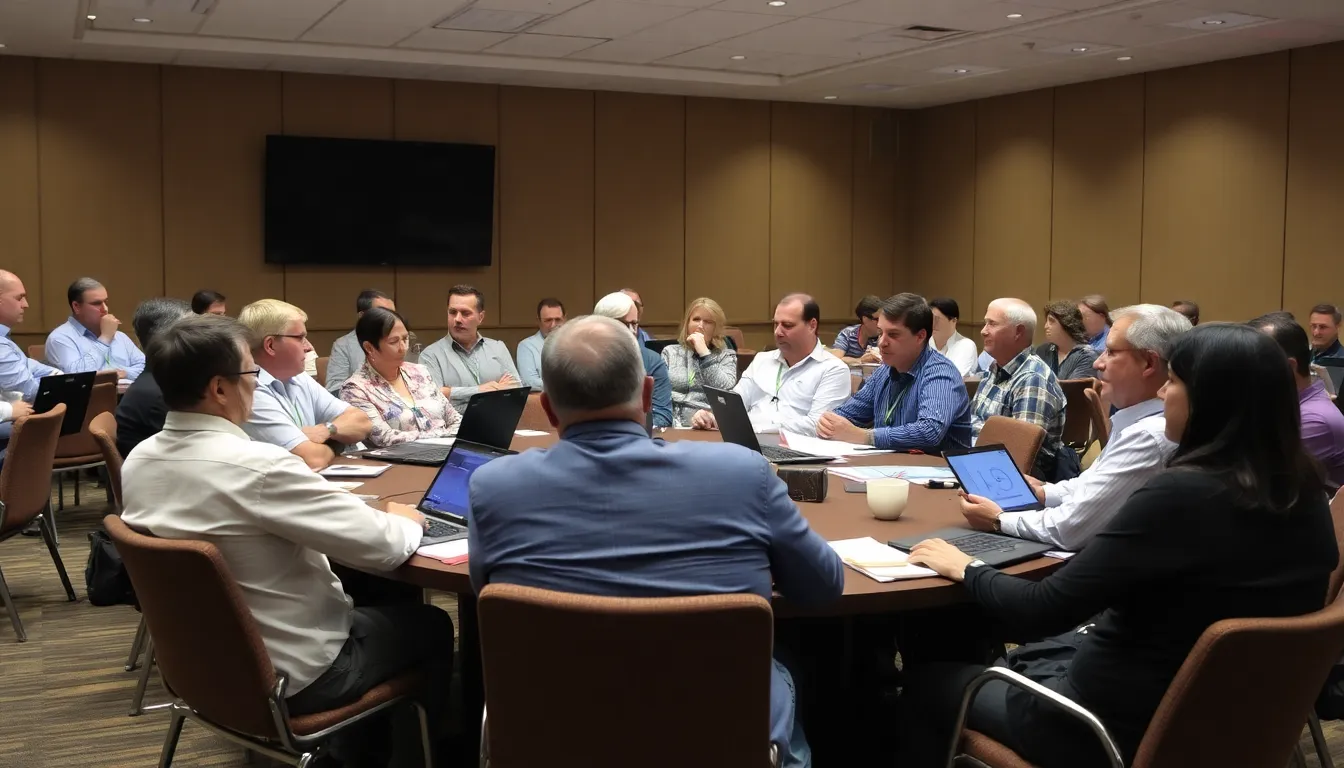 A team of tech developers collaborating on a decentralized application, ensuring compliance with the guidelines of the 2026 BTG license
