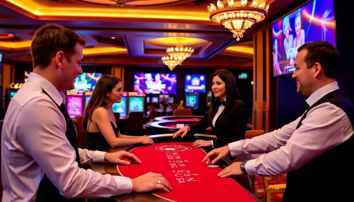 evolutioncasinoの革新技術が、他のオンラインカジノとの差別化を実現している様子を示すビジュアル