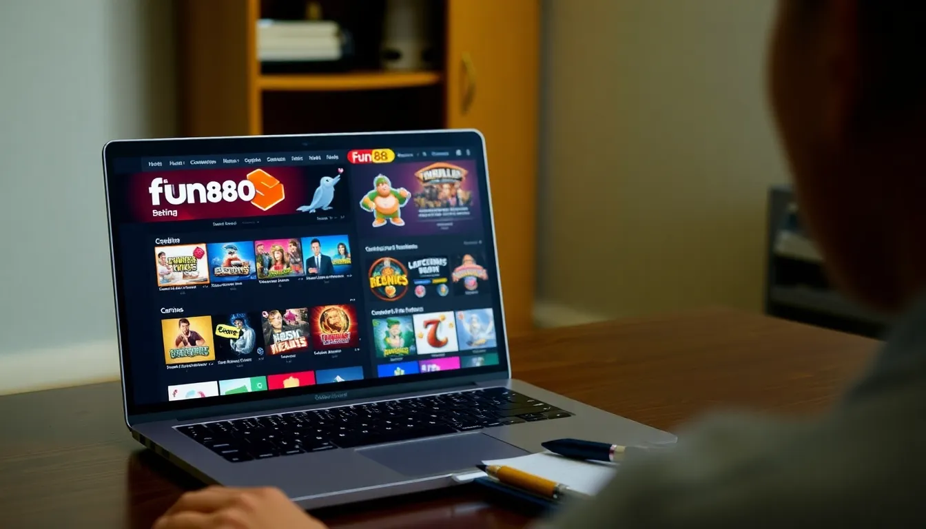 スポーツベッティングのページで、直感的に整理された情報が並び、ユーザーが試合にアクセスしている状況