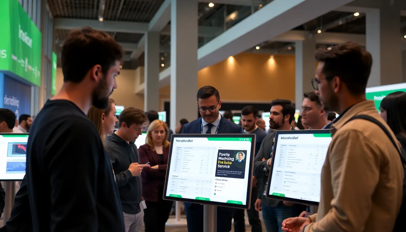 An infographic illustrating key user experience improvements made by Marathonbet, emphasizing the importance of seamless navigation and customer engagement