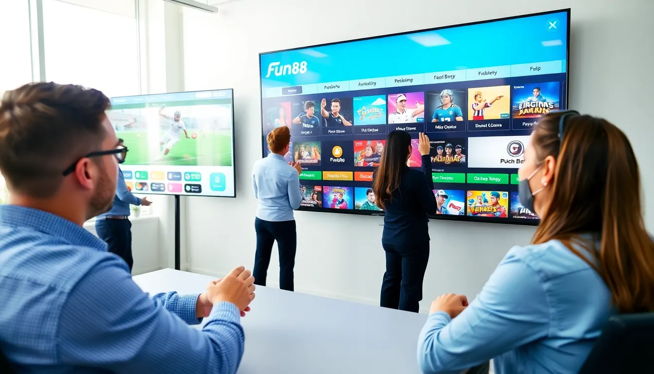 スポーツベッティングを行うためにオッズを確認しているユーザーの姿が映し出されています