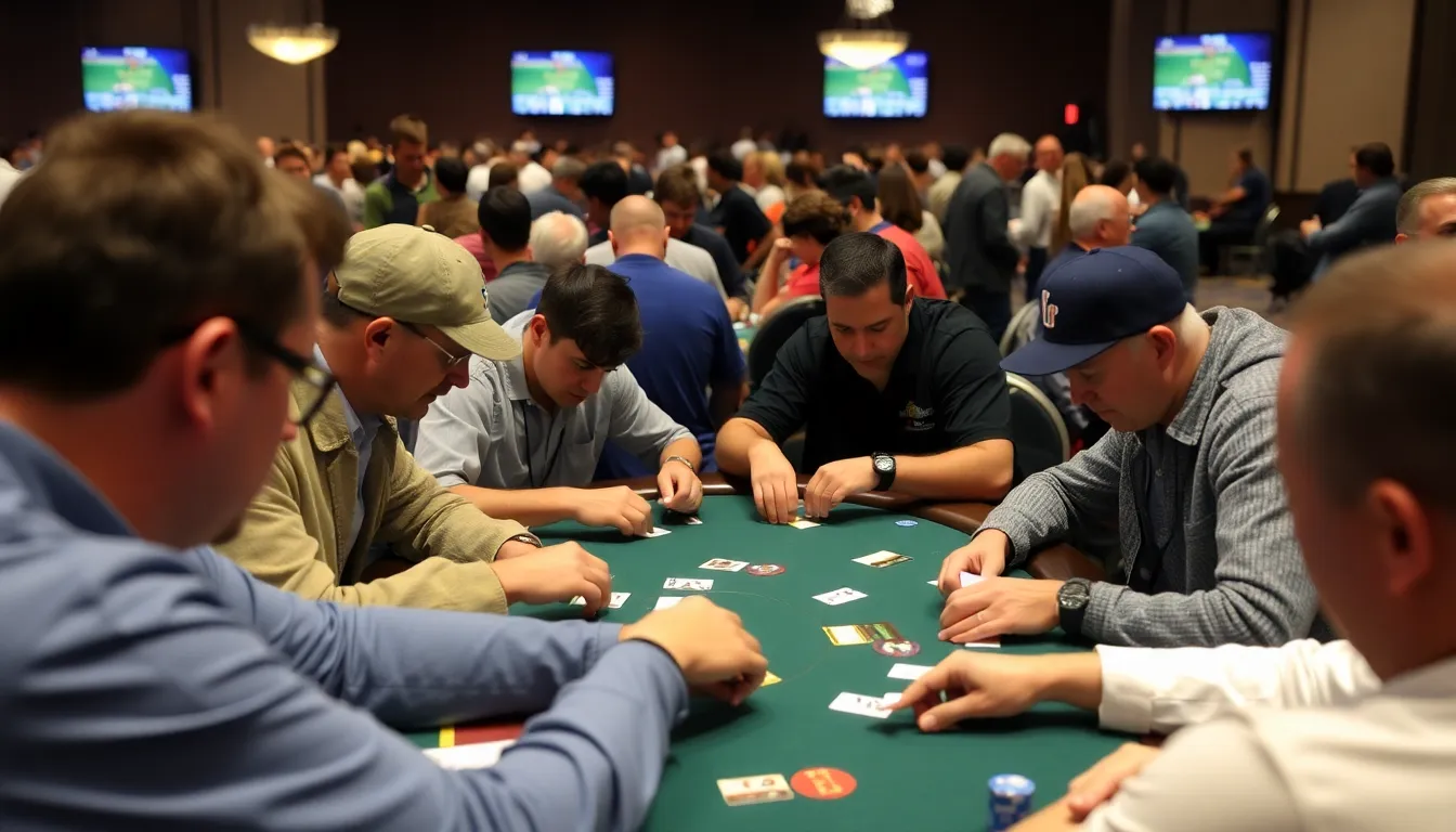 A vibrant online poker platform displaying various Texas Hold'em tables, showcasing the game's accessibility and popularity in 2026