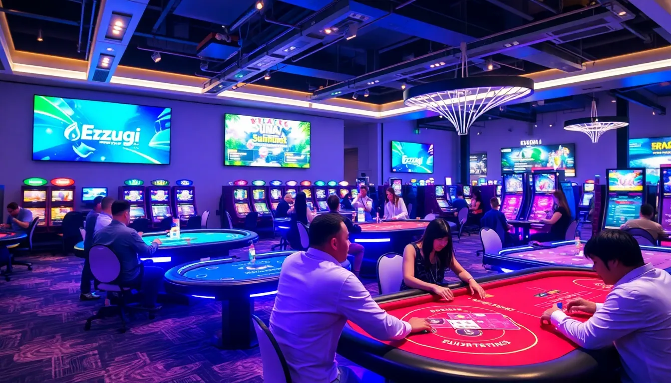A visual representation of the rapid technological advancements shaping the online gaming landscape, emphasizing Ezugi's role in this transformation