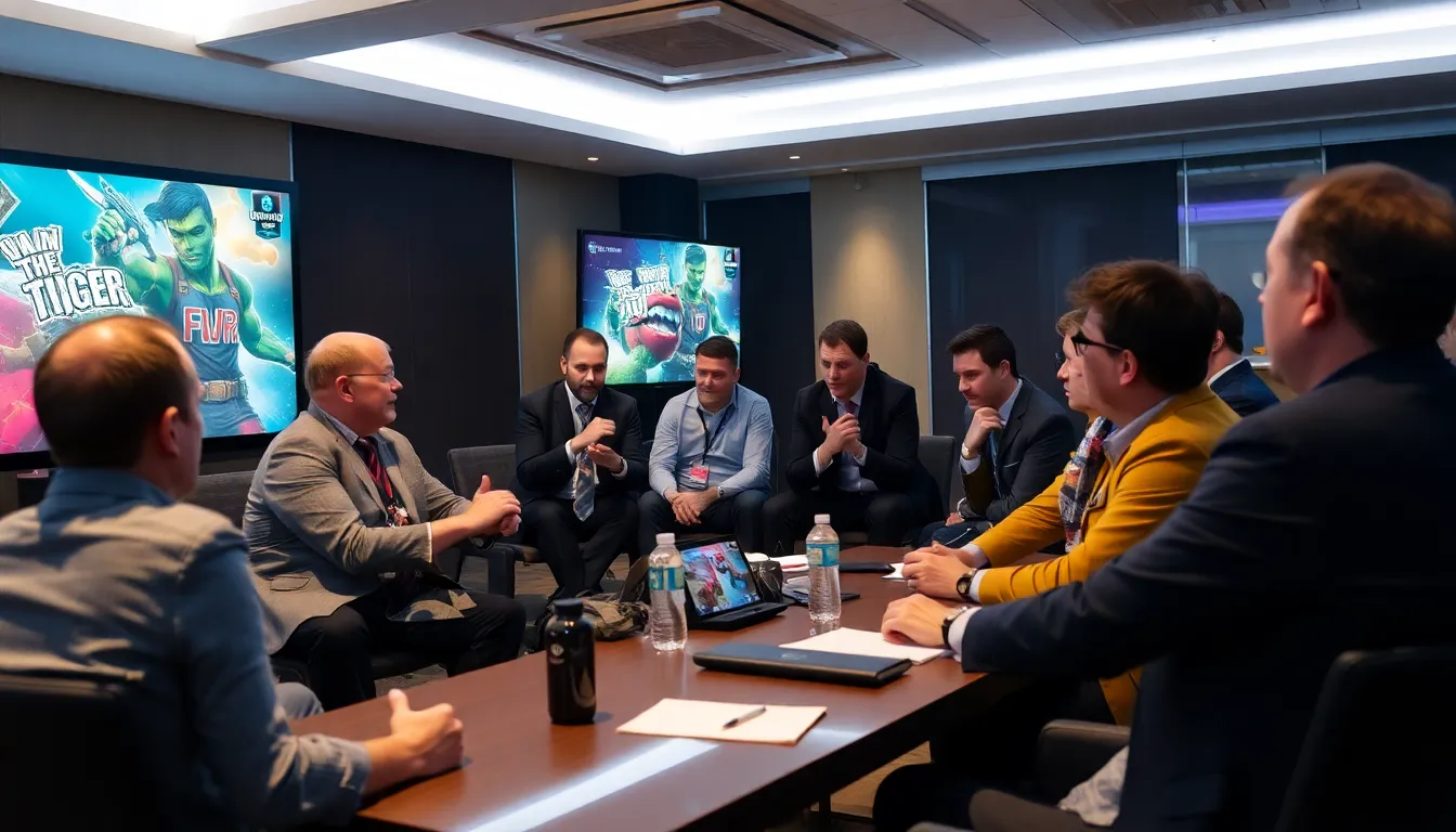 Players enjoying a session at a casino, captivated by the immersive experience offered by Red Tiger's innovative features and smooth performance