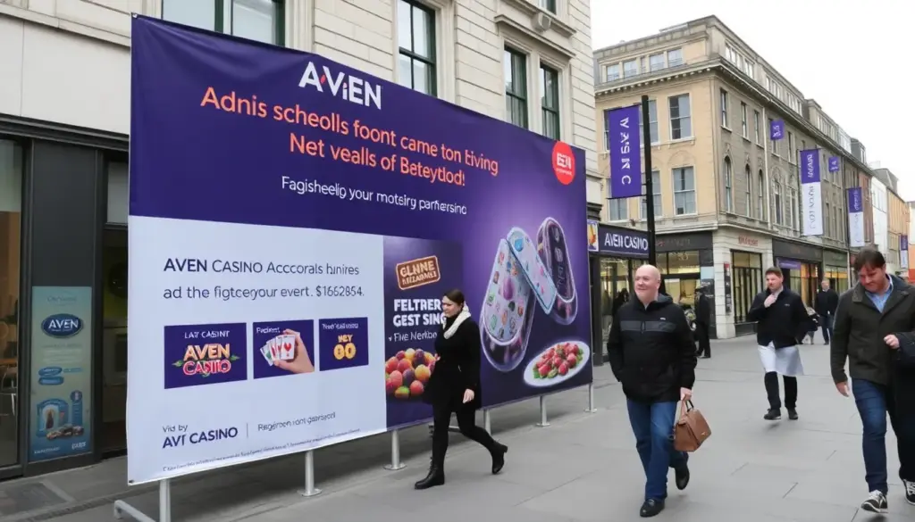 A group of excited players gathers around a gaming table at Aven Casino, eagerly discussing the latest updates and features set to launch in March 2026.