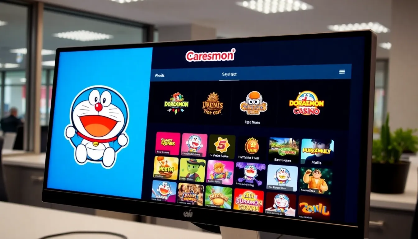 The mobile app version of Doraemon Casino, featuring seamless access to games and notifications for new promotions, perfect for gaming on the go