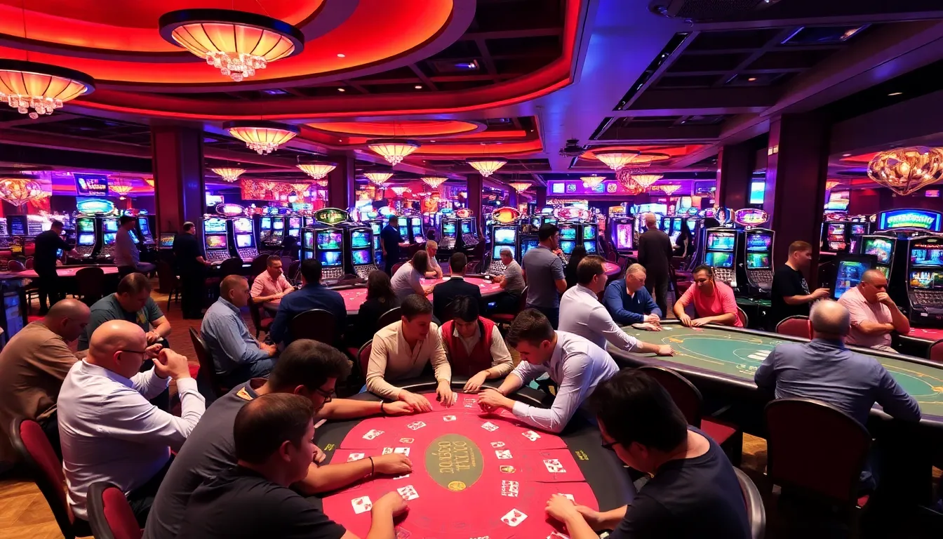 A mobile device displaying the Evolution Casino platform, emphasizing the convenience of accessing highdefinition games anytime and anywhere