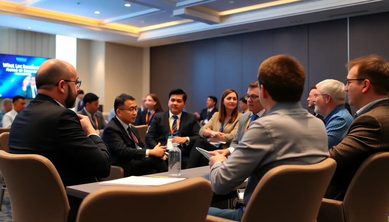 A group of industry professionals discusses the latest trends and regulations in online gaming during a conference focused on SA Gaming in February 2026.