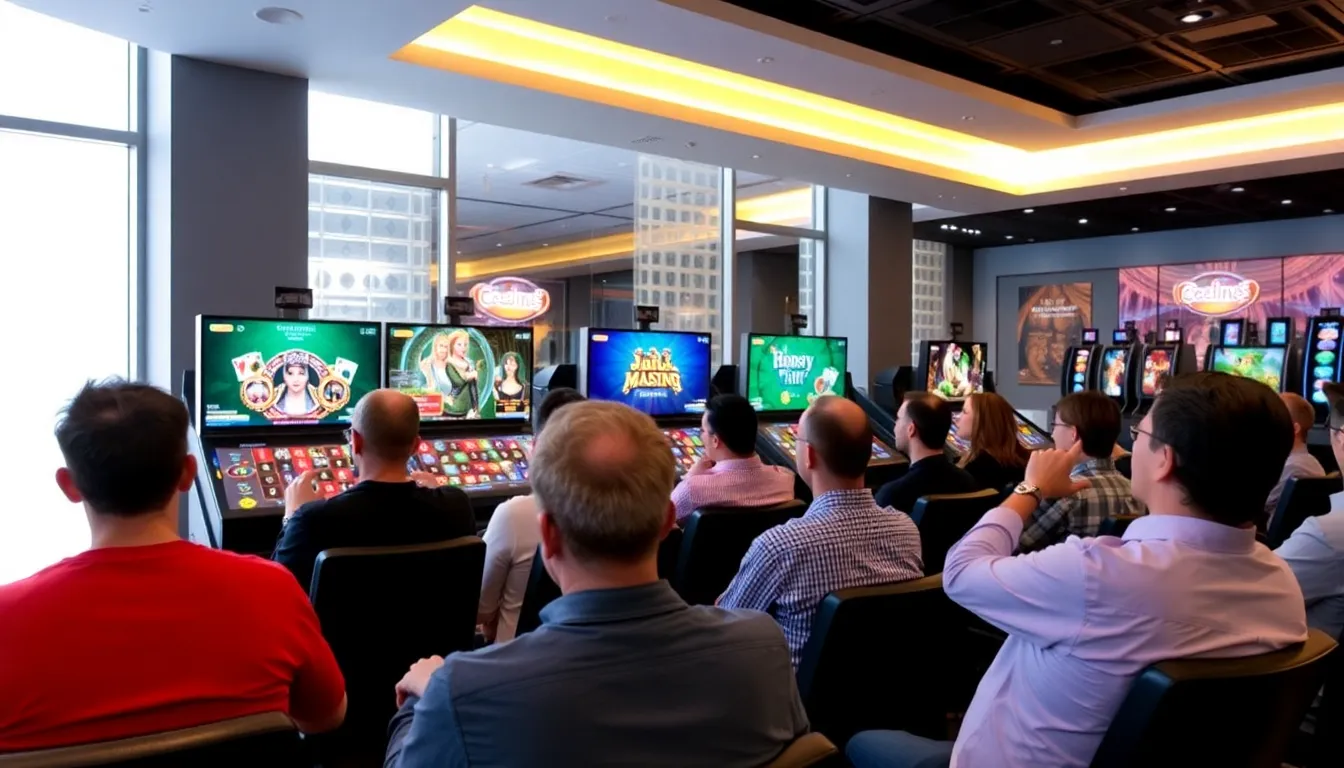 A graph depicting player engagement trends in an online casino that integrated Ezugi's solutions, reflecting the positive impact on retention and revenue growth