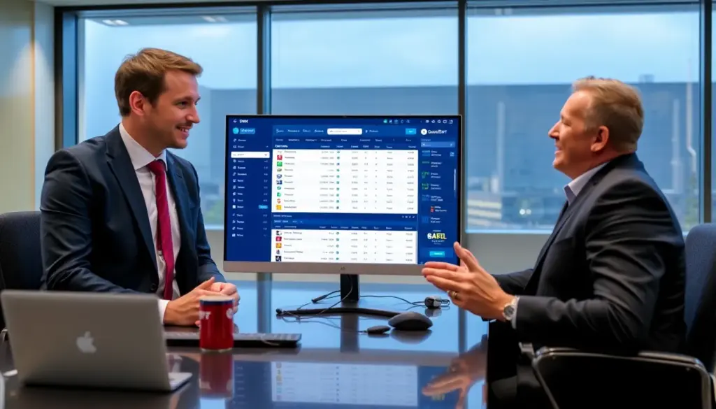 A group of bettors gathered around a computer screen, intently discussing their strategies for placing bets on the 1xBet platform as the online betting landscape evolves in February 2026.
