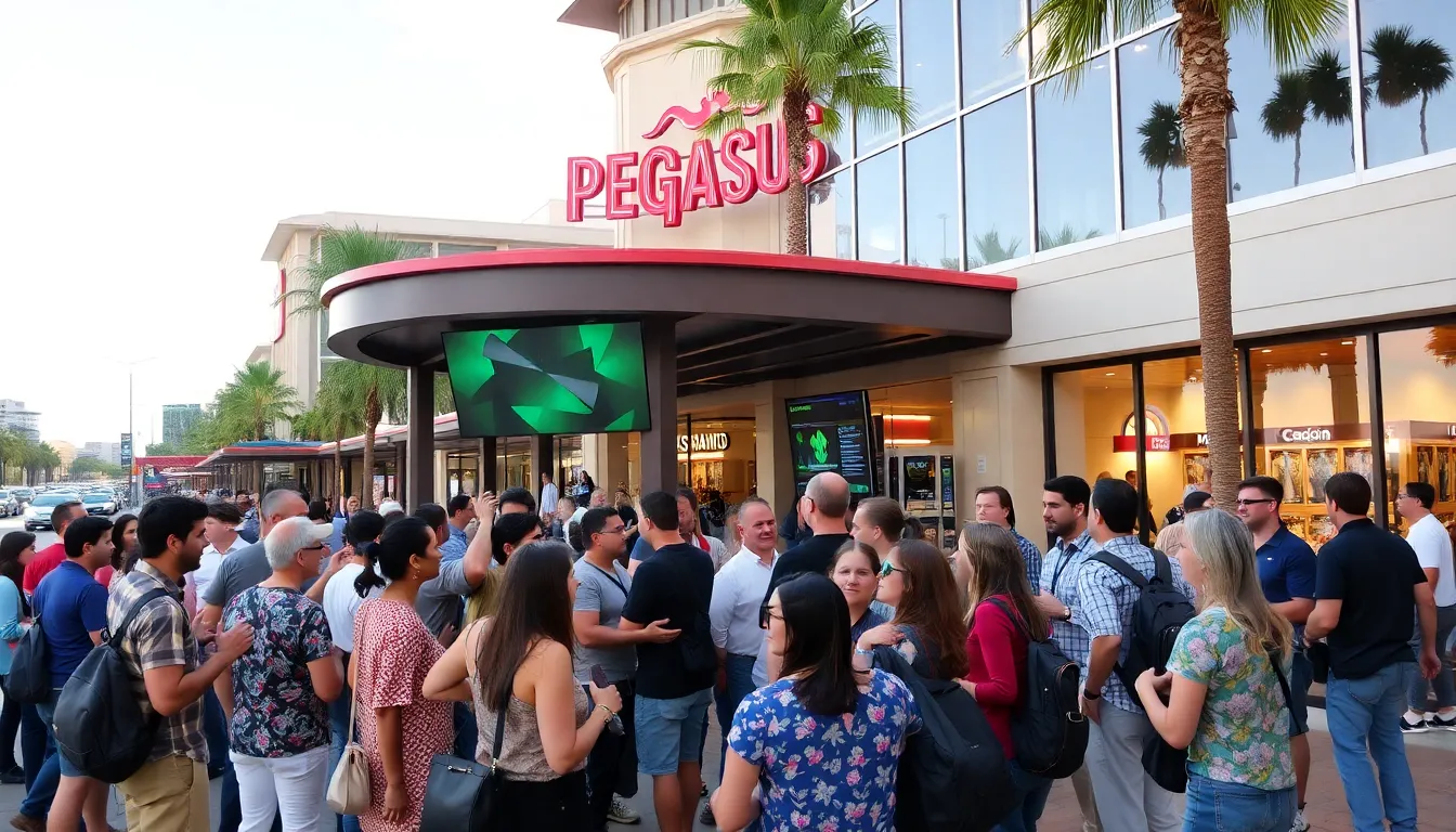 A demonstration of blockchain technology at Pegasus Casino, showcasing transparent data records that ensure fairness in gaming experiences