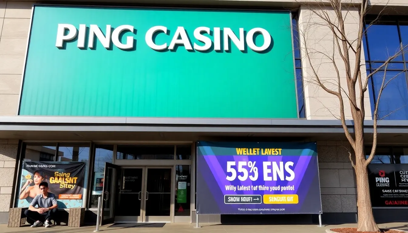 A group of excited players gathers around a gaming table at Ping Casino, eagerly discussing the latest promotions and game releases for March 2026.