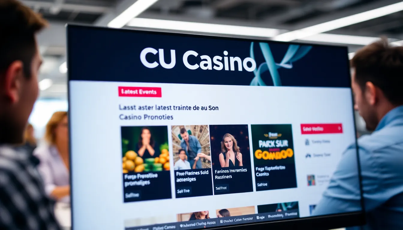 A group of enthusiastic players gathers around a table at CU Casino, eagerly discussing the latest games and promotions available for March 2026.