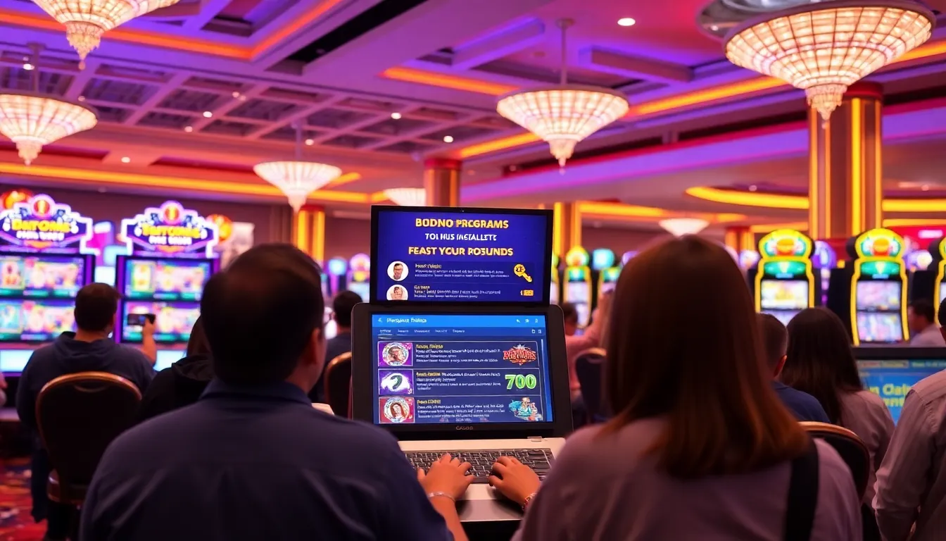Players eagerly engaging with new slot games, highlighting the excitement and innovation at 호빵맨카지노