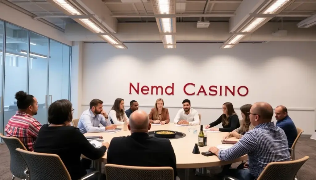 A bustling casino floor in March 2026 showcases players engaged at various gaming tables while vibrant lights and sounds create an electrifying atmosphere.
