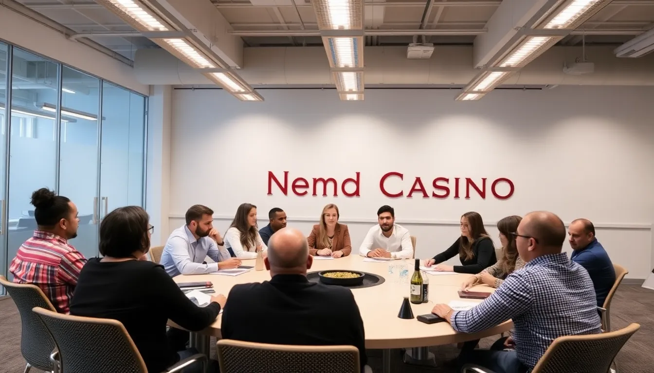 A bustling casino floor in March 2026 showcases players engaged at various gaming tables while vibrant lights and sounds create an electrifying atmosphere.
