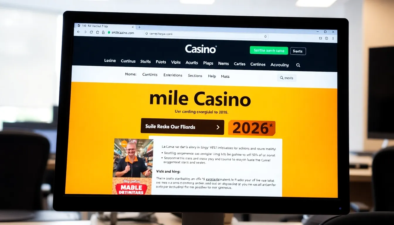 A detailed view of the diverse game library available at Smile Casino, featuring a variety of slots and table games designed to cater to every player's taste